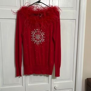 Boston Proper holiday sweater